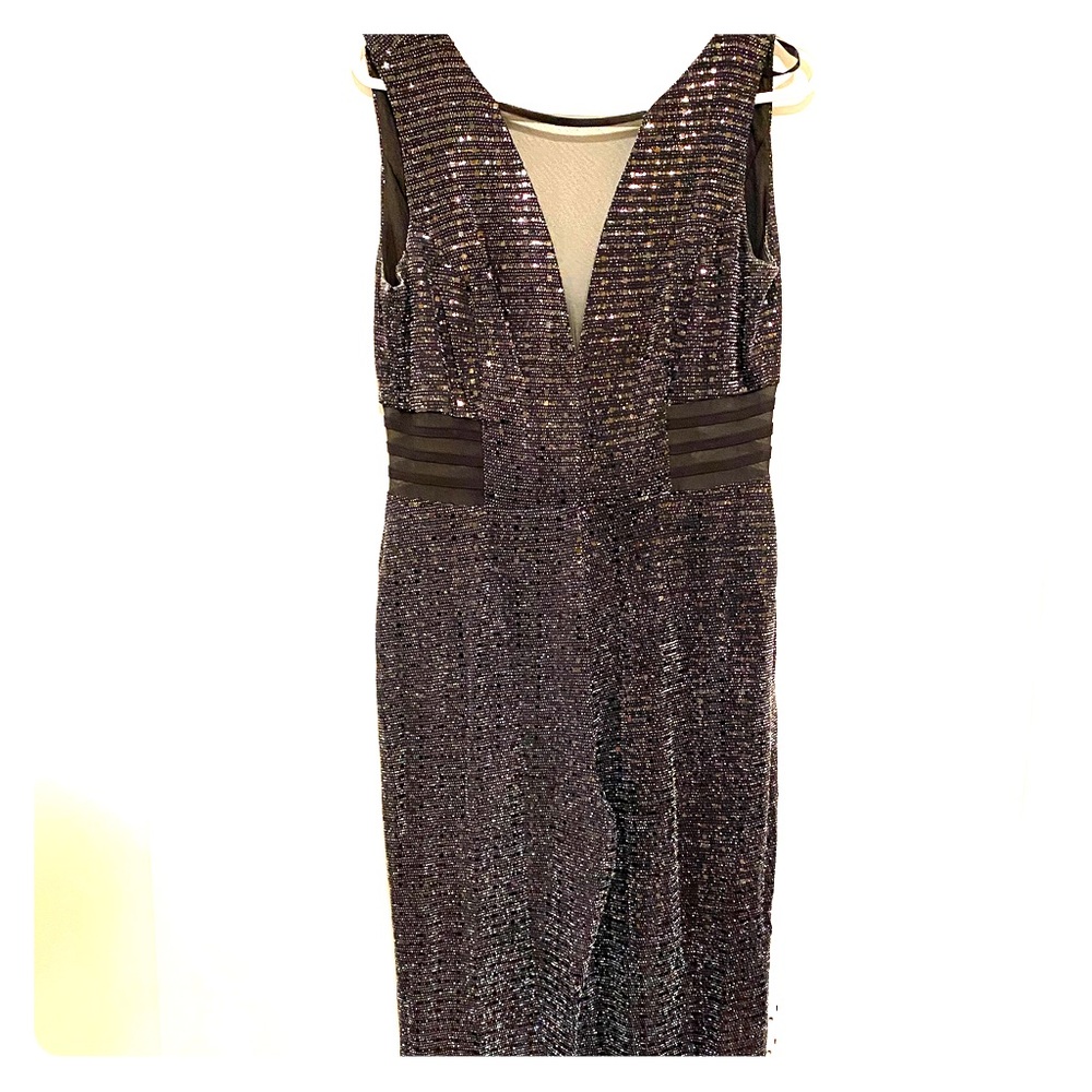 Black Sparkle Pant Romper